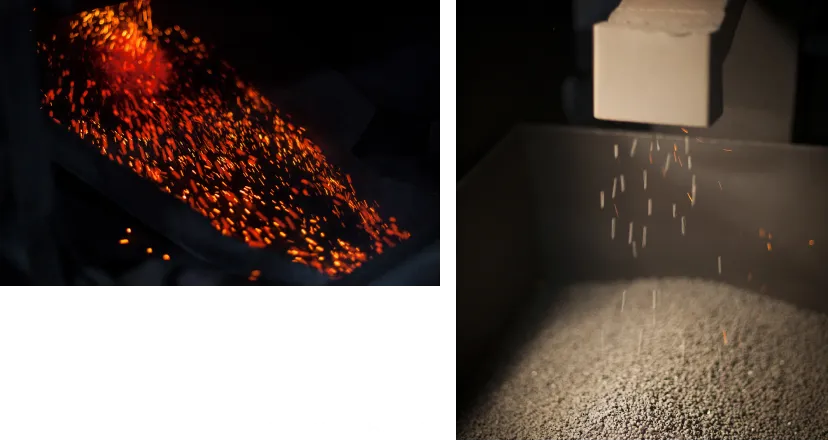 Reheating beads
