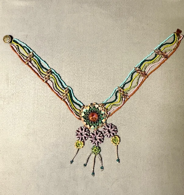 Take the TOHO Challenge 2025 “Sonoran Sunset” 
Created by mini kit designer Maren LÖHR from Germany.

See much more at https://www.facebook.com/TeamTOHO/

#tohobeads #tohochallenge2025 #teamtohobeads #starmanbeads #bobbybeadstore #twinklebeadsdortmund #ilovetohobeads #tohobeadsconnectingpeople #glassbeadart #tohochallenge
#トーホービーズ #トーホーチャレンジ